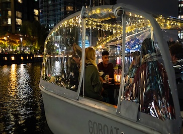 GoBoat Canary Wharf in East London